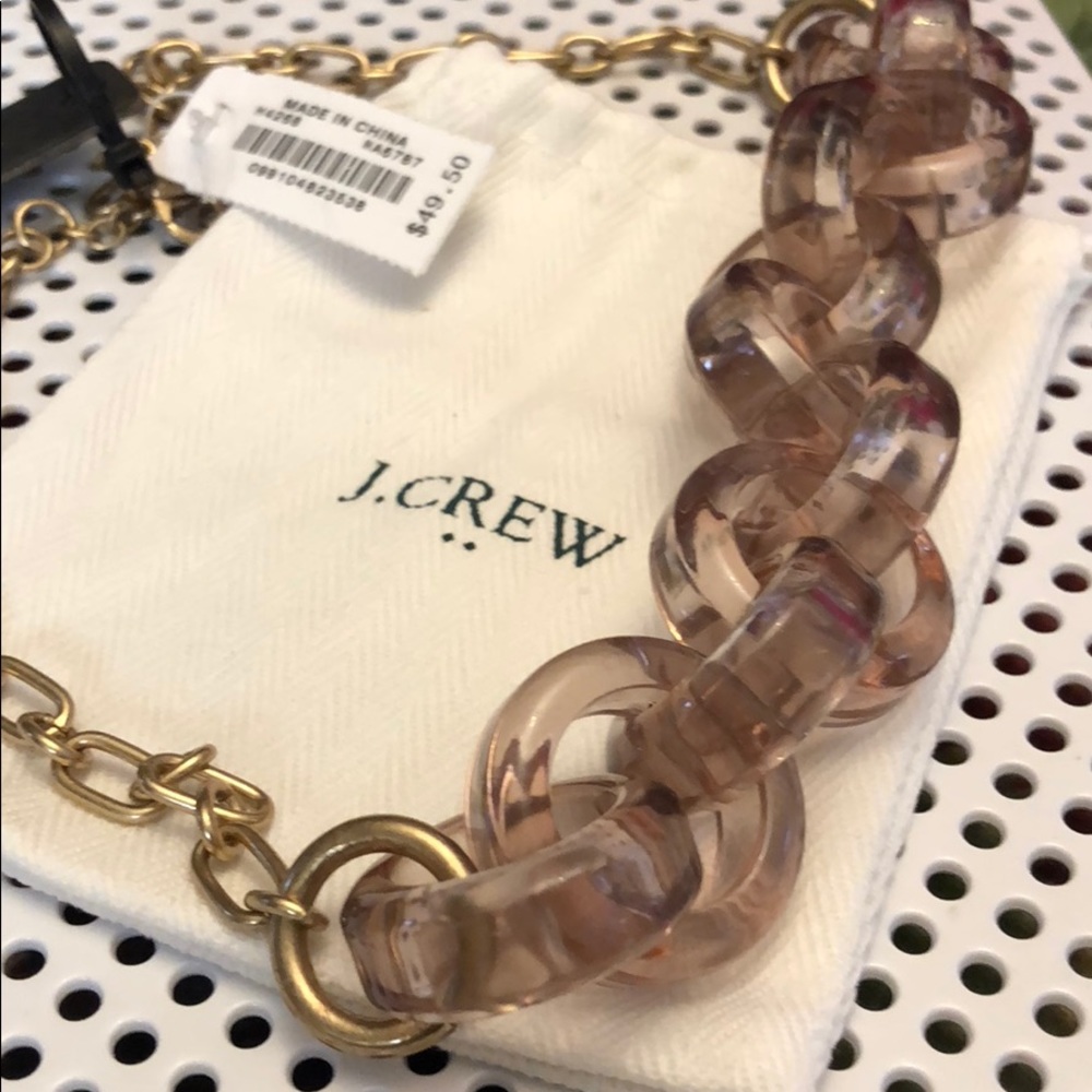 JCrew necklace W-circular Link Never worn - Picture 3 of 4
